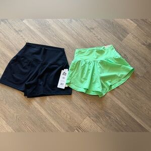RBX Black Activewear Shorts & DSG Stride High-Rise Shorts NWT XS